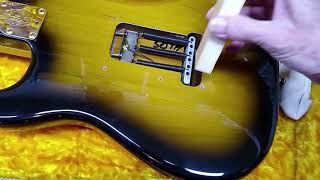 Blocking A Tremolo Unit On A Guitar [upl. by Nnairrek628]