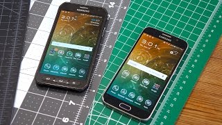 Galaxy S6 Active vs Galaxy S6 More Than Just A Little Rubber  Pocketnow [upl. by Nebeur]