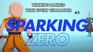 WINNING RANKED WITH EVERY CHARACTER IN SPARKING ZERO Part 3 [upl. by Horter]