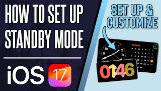 How to Set Up amp Customize StandBy Mode on iPhone iOS [upl. by Remy]