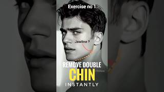 7 Exercises to Remove Your Double Chin in 30 days 💯 faceexercise jowline shorts [upl. by Neenej]