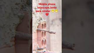 Lente Telephoto para celular directamente de china desde shoopee 😁😁❤️❤️buenooooo😁😁🥳🥳 [upl. by Orji133]