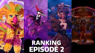 Ranking  Episode 2  The Masked Singer  Season 12 [upl. by Eiramave]