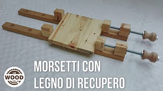 Morsetto in legno FAI DA TE  DIY wooden clamps [upl. by Noiz754]