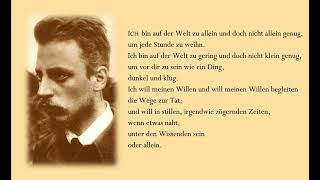 Rilke – Ich bin auf der Welt zu allein [upl. by Natascha]