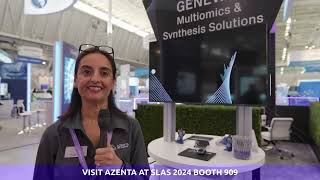 See the Azenta Life Sciences SLAS2024 Booth Tour with Rupa Ark [upl. by Barlow]