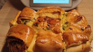 Хлеб Гармошка  Kräuterfaltenbrot  Thermomix TM6 [upl. by Calore]