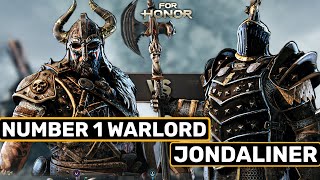 JONDALINER VS NUMBER 1 RANKED WARLORD [upl. by Aivartal]