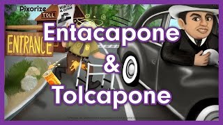 Entacapone  Tolcapone Mnemonic for Nursing Pharmacology NCLEX [upl. by Duston509]