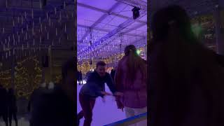 Ice Skating Birmingham uk birmingham iceskating christmasmarket [upl. by Nal]