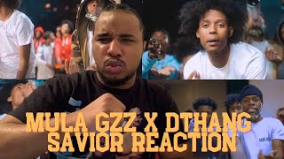 MULA GZZ X DTHANG  SAVIOR OFFICIAL MUSIC VIDEO  Crooklyn Reaction [upl. by Arabeila]