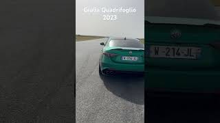 Essai chrono Alfa Giulia Quadrifoglio 2023 [upl. by Sophie2]