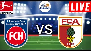 🔴LIVE  Heidenheim vs Augsburg  Bundesliga 202425  Full Match Streaming [upl. by Wina]