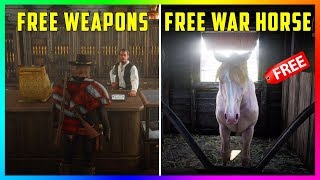 How To Get TONS Of FREE Items In Red Dead Online  The Best Horses Rare Weapons amp MORE RDR2 [upl. by Fadiman4]