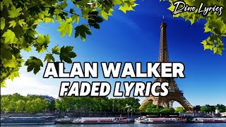 Alan Walker Faded lyrics [upl. by Natanoj]