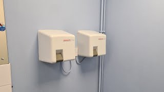 Anda Wandsworth Hand Dryers At My Brothers New School In Gloucester [upl. by Eibber]