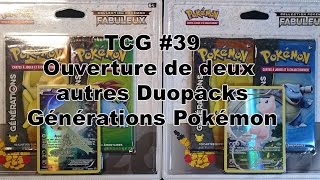 TCG 39 Ouverture de 4 duopack Generations Pokemon [upl. by Esemaj]