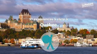 10 expériences à vivre à Québec [upl. by Ahsinehs]