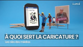 A quoi sert la caricature   Les Clés des médias  Lumni [upl. by Einahpats]