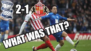 BIRMINGHAM CITY 21 SUNDERLAND MATCH REVIEW [upl. by Preiser419]