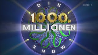 1000 Millionenshow  ORF 2 [upl. by Redna]