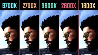 9700K vs 2700X vs 9600K vs 2600X vs 1600X The Division 2 [upl. by Annoid44]