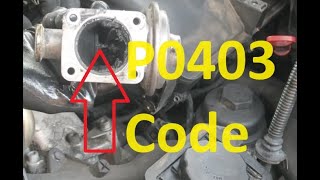 Causes and Fixes P0403 Code Exhaust Gas Recirculation EGR Solenoid Control Circuit Malfunction [upl. by Lareine22]