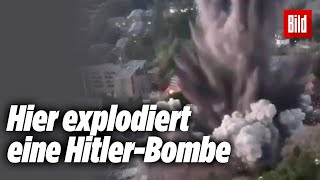 Exeter WeltkriegsBombe nahe Universität nach 81 Jahren gesprengt [upl. by Asus16]