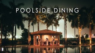 Poolside dining at The Hyatt Kolkata with Outbox [upl. by Tloh886]