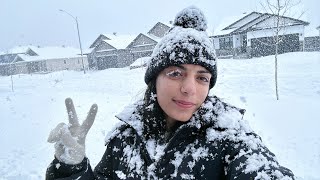 Biggest Snow storm in Canada 2024 ❄🌨  can you survive [upl. by Eceinahs]