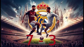 AC Milan vs Real Madrid 73 [upl. by Rawde859]