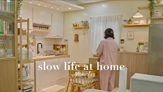 Slow amp cozy days at Home 🏠🪴 Home items haul from Temu Gardening 👩🏻‍🌾 amp Home cafe w Cafelffe ✨ [upl. by Earley]