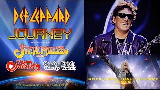 JOURNEY and DEF LEPPARD 2024 Stadium Tour w STEVE MILLER BAND HEART and CHEAP TRICK [upl. by Lalage]