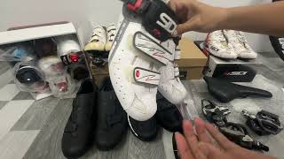 Sidi shot  pedal look  shimano hàng nhật lh 0939474611xedaproad giayxedap cycling xedapmtb [upl. by Adnoek]