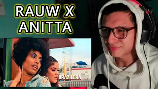 Rauw Alejandro x Anitta  Brazilera  REACCIÓN 🇨🇱 [upl. by Ahsonek]