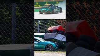 F1 Safety Car crash in Monza [upl. by Yalahs109]