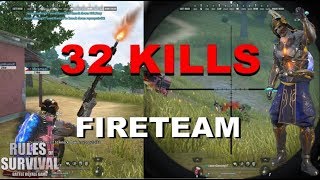 quot32 KILLSquot Our best fireteam game yet ROS BISAYA [upl. by Naitsabas]