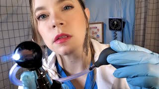 ASMR Hospital Audiologist Ear Exam with Ear Ultrasound amp Hearing Tests [upl. by Nyrrek]