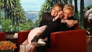 Jennifer Lopez Shares Her Germs with Ellen [upl. by Elwaine]