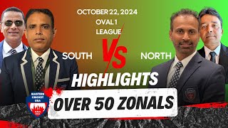 O50 North vs South Zone Highlights  Masters Cricket USA Zonals 2024 at The Sevens Oct 22 2024 [upl. by Berlin]