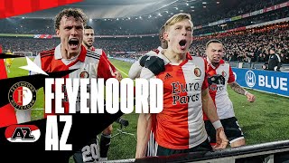 LAST MINUTE WINNER 😱  Highlights Feyenoord  AZ  Eredivisie 20222023 [upl. by Oiracam517]