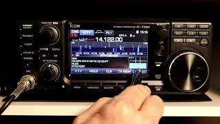 Icom IC7300 A to Z 37 RTTY Decode and settings [upl. by Eneirda828]