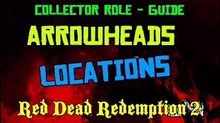 Arrowheads Locations Red Dead Online Collector Role How to find Arrowheads RDR Online [upl. by Steffy]