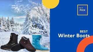 Best Winter Boots For 2023  Top 5 Winter Boots You Can Buy On Amazon [upl. by Aicened419]