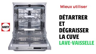 Utiliser un produit détartrant et dégraissant pour nettoyer son lavevaisselle [upl. by Romona958]