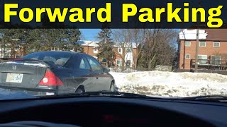 Forward Parking A CarBeginner Driving Lesson [upl. by Dibbrun]