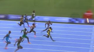 Noah Lyles beaten by Oblique Seville in 100m Semifinal  Paris Olympics 2024 [upl. by Rehtaef]