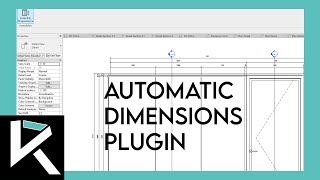 Automatic dimensions for shop drawings in Revit plugin [upl. by Paloma197]