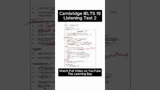 Boost Your IELTS Listening Score  Cambridge 19 Test Tips in 1 Minute [upl. by Pauletta]