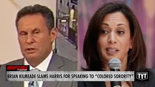 Fox Host Goes FULL RACIST Over Harris Speaking To Colored Sorority [upl. by Aigneis347]